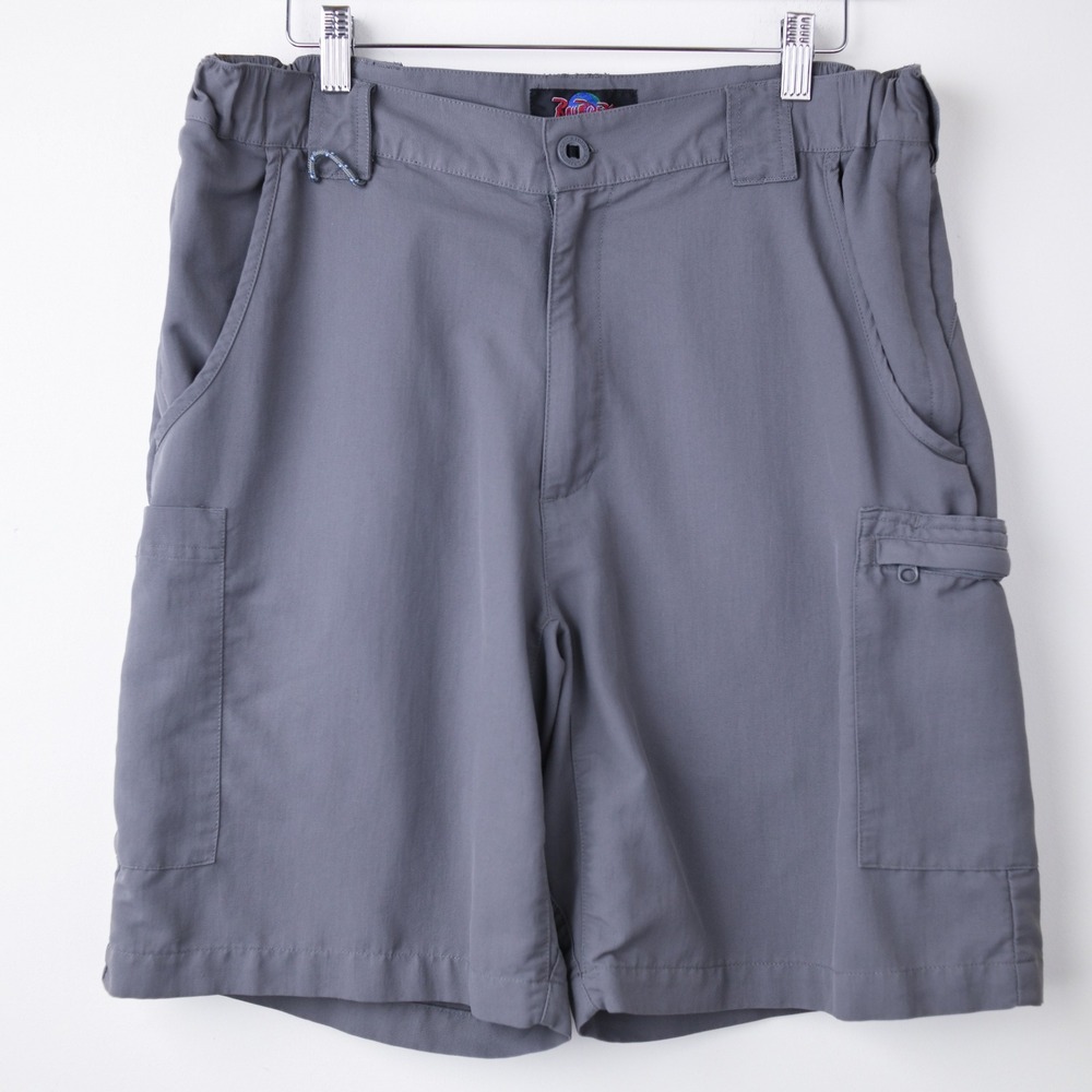 Railriders Cargo Shorts Mens 33 Olive Green Cargo Flat Front Pockets Lightweight